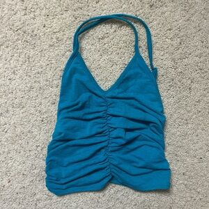 Urban Outfitters Teal Halter Top